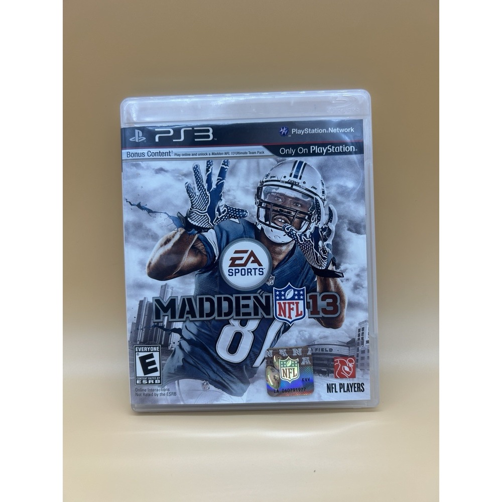 Madden NFL 13 PS3 Complete CIB Tested PlayStation 3 Clean Disc With Manual